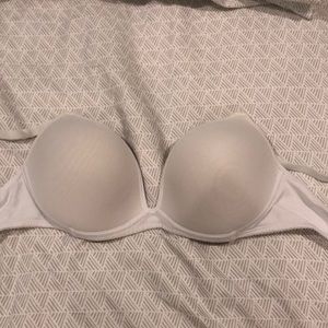 Plain White Vassarette Bra